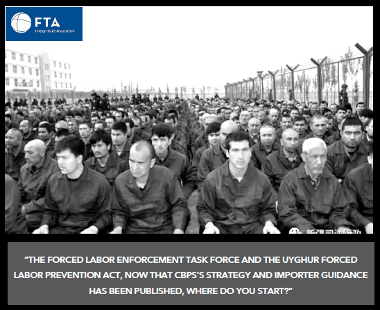 Uyghur Forced Labor Prevention Act (Webinar) - Foreign Trade Association